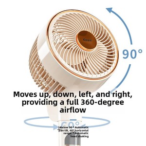 Intelligent Voice-controlled Floor-standing Circular <strong>Fan</strong> with Silent <strong>Upright</strong> Design and Powerful Large Airflow Circulation - Product Image 4