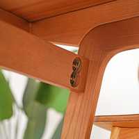Nouveaux produits sur le marché, mobilier de restaurant, chaise en bois massif vintage, ensemble de table et de chaises de salle à manger en bois de café