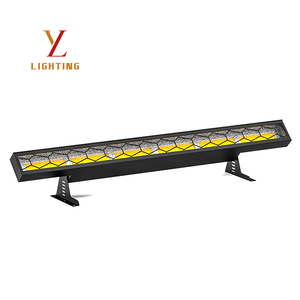 Lumière linéaire à <span class=keywords><strong>6</strong></span> LED à effet rétro COB Jaune doré RGB 3IN1 Stroboscope DMX512 RDM IP20 Éclairage de scène DJ - Product Image 4