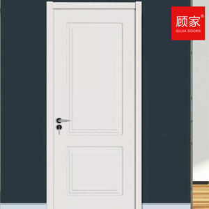 GUJIA Apartamentos interiores rusos Puerta de madera maciza Interior Acabado pintado Puertas blancas personalizadas para casas - Product Image 4