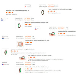 Cao dẫn điện đồng lá băng cuộn duy nhất hai mặt Acrylic dính ốc sên thuốc chống cho kính màu PCB Masking ốc - Product Image 5