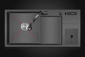 Fregadero de Cocina Multifuncional de Acero Inoxidable con Kit de Drenaje Completo para la Cocina y Limpieza Diarias - Product Image 6