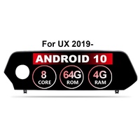 Reproductor de DVD para Auto YZG de 10.25 Pulgadas, 8 Núcleos, Android 10.0, Carplay, Radio Multimedia, GPS, Pantalla Táctil, Navegación para Lexus UX 2019 2020