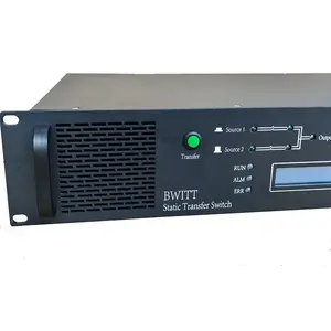 Dual Power Static Transfer Switch 19 Inch Rack Type Mount Switch 2U 80A 110V 9.5KVA Single-phase STS For Power Industry