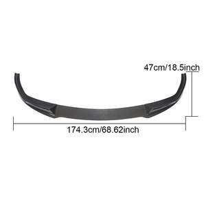 Pour <span class=keywords><strong>BMW</strong></span> Série 3 G20 G28 330i 2020-23, séparateur de pare-chocs avant, becquet, véritable fibre de carbone - Product Image 5