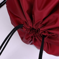 Sacs à dos à cordon personnalisés avec logo de chien imprimé, en nylon polyester 210D, élégants et fabriqués directement en usine