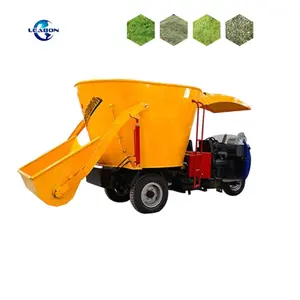 High Productivity TMR Silage Fodder Mixer Vertical Electric Mixing machine Cattle Feed Processing Equipment