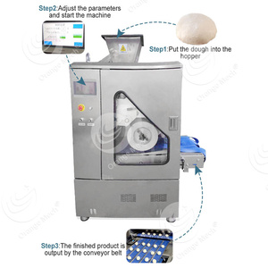 Machine à former des boules de pâte rondes entièrement automatique ORME de qualité supérieure, petite machine à distribuer des boules de pâte à pain vapeur - Product Image 3