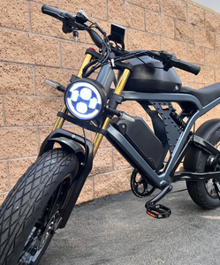 Entrepôt américain Vélo de montagne électrique Suspension complète 7 vitesses 1500w Gros pneu 20 pouces E-bike - Product Image 5