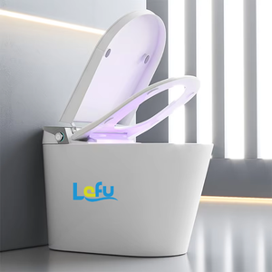 Thiết Kế Mới Wc Sàn Gắn Thông Minh Sứ Thiết Bị Vệ Sinh Nước Tủ Quần Áo Bọt Siphonic Tự Động Flush Gốm Thông Minh Nhà Vệ Sinh - Product Image 4