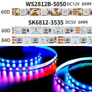 Bande lumineuse LED RGBIC WS2812B 5V SMD5050 en forme de S, pleine couleur, intelligente, magique, fluide, programmable, adressable, Dream - Product Image 5