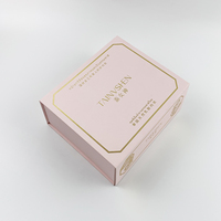Boîte d'emballage en carton à fermeture magnétique, chemisier plat pliable en papier avec logo personnalisé, boîte de rangement cadeau, pour bikini et soutien-gorge, vente en gros