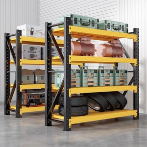 Heavy Duty Garage <b>Storage</b> Racks 5 Tier Cold Rolled Steel Shelving Unit For <b>Workshop</b> Warehouse Organization - Product Image 1