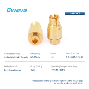 Gppo <span class=keywords><strong>mini</strong></span>-smp nữ RF kết nối cho 047 ''Series Cáp DC-65GHz - Product Image 2