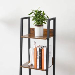 Nuevo modelo de estantería decorativa para niños, estantería moderna multifunción de madera y acero, escalera <span class=keywords><strong>blanca</strong></span>, estantería Nórdica - Product Image 2