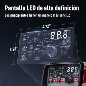 ANDELI USA MEXIQUE Livraison Gratuite <span class=keywords><strong>TIG</strong></span>-200PE LED 110V 220V Télécommande Torche Courant AC DC <span class=keywords><strong>TIG</strong></span> Froid - Product Image 3