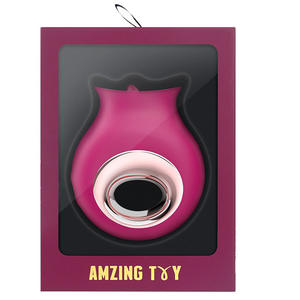 Vibrador Clitoral Amzing Toy H003, Color Rojo Rosa, Recargable por USB, Estimulación Externa, Control Manual, Silicona Médica ABS - Product Image 1