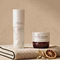 Ensemble d'emballages cosmétiques en plastique de luxe personnalisés et uniques, soins de la peau, vaporisateur hydratant, tonique, sérum, flacons de lotion, pot de crème
