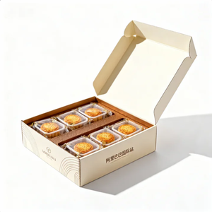 No MOQ Custom cibo riciclato Packaging con Logo Eco scatola di carta per snack <span class=keywords><strong>Pizza</strong></span> torta Dessert sostenibile da asporto scatole di Catering - Product Image 1