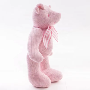Super Carino <span class=keywords><strong>Orsetto</strong></span> di Peluche Articolato Lavorato all'Uncinetto <span class=keywords><strong>Amigurumi</strong></span>, Giocattoli di Peluche a Forma di <span class=keywords><strong>Orsetto</strong></span> - Product Image 2