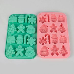 แม่พิมพ์ซิลิโคนคริสต์มาส 14 ช่อง สำหรับทำช็อกโกแลต ลูกอม เยลลี่ และขนมอบ - Product Image 4