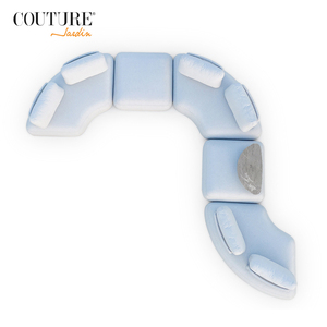 Olala-Conjunto de sofás de tela de alta costura, conjunto de muebles de Combinación libre para interior y exterior, conjunto de sofás de jardín para todo tipo de clima, muebles de exterior - Product Image 3