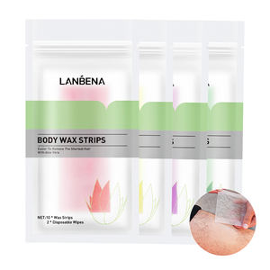 LANBENA <span class=keywords><strong>strisce</strong></span> di cera <span class=keywords><strong>per</strong></span> la depilazione del corpo delicato all'aloe Vera <span class=keywords><strong>per</strong></span> uomo donna giallo di grandi dimensioni - Product Image 6