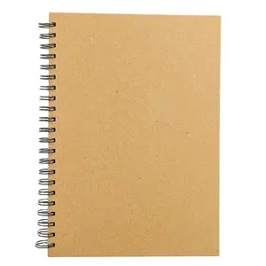 Stock A4 Spiral Sketchbook Pad Art Carnet de dessin 160gsm Livre en papier ordinaire pour étudiants