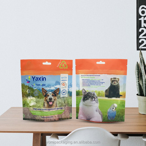 Sacs d'emballage alimentaire en plastique de qualité alimentaire pour animaux de compagnie, 100 % recyclables en PE, à huit soudures latérales, marque YOMI, vente en gros - Product Image 5