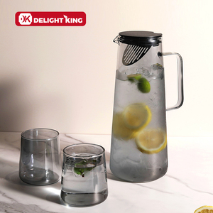 <span class=keywords><strong>Carafe</strong></span> à eau en verre coloré, grand volume avec jeu de verre, <span class=keywords><strong>carafe</strong></span> à eau, pichet en verre coloré personnalisé - Product Image 5