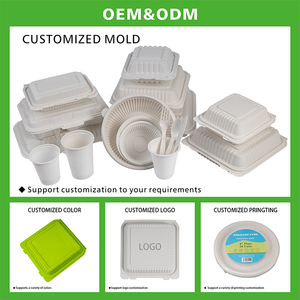 Tazón de almidón de maíz compostable de 6,5 Oz y 300ml ecológico al por mayor cuencos de fruta de sopa de arroz desechables biodegradables para acampar - Product Image 5
