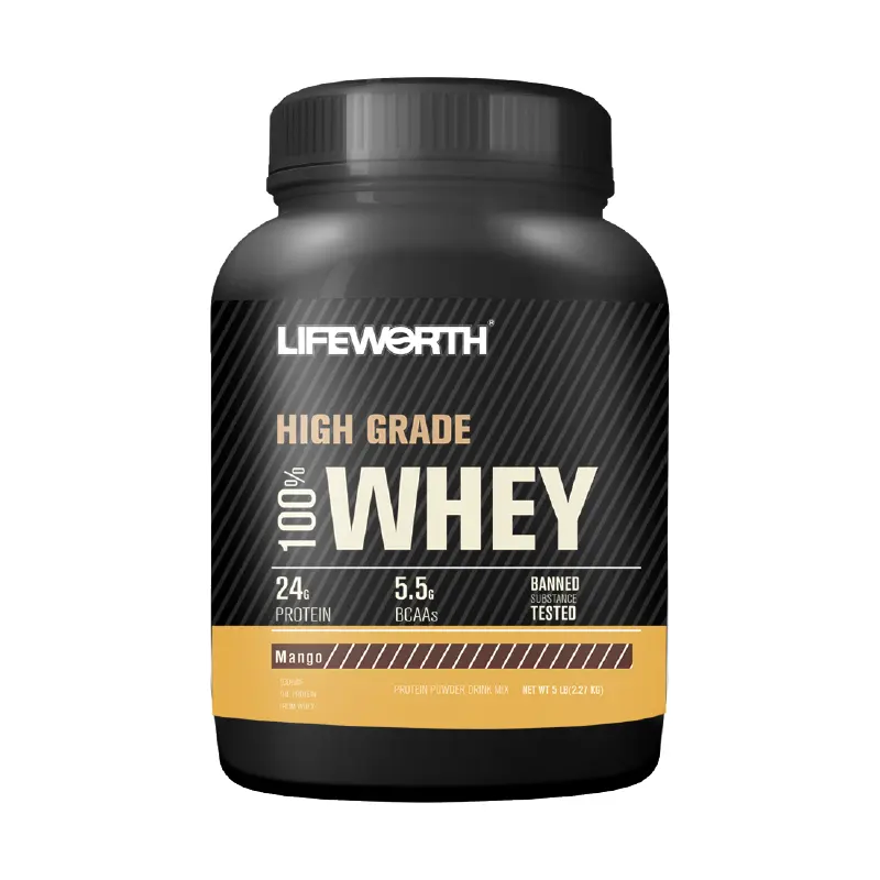 Lifeworth halal sport nutrition wholesale muscle gowth whey protein isolate powder mct bcaa protein