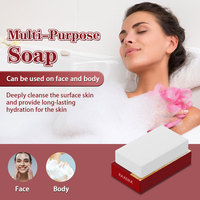 Savon nettoyant hydratant naturel fait à la main à l'huile d'olive et à la glycérine avec des huiles essentielles pour les mains, le visage et le corps 100g