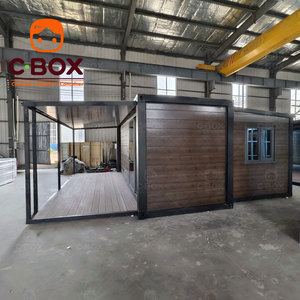 Cbox Villa préfabriquée de luxe de 20 pieds, résidence modulaire extérieure, maisons mobiles, chambre à coucher, camping, maison conteneur extensible - Product Image 2