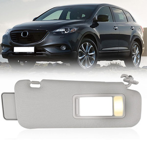 Mazda Cx9 Sun Visor Gray With <b>Light</b> Right Passenger Side 3m Tape <b>Stick</b> - Product Image 1
