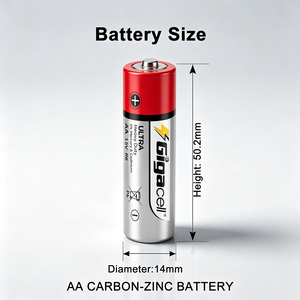 <span class=keywords><strong>Batterie</strong></span> Zinco-Carbone R6 da 1,5 <span class=keywords><strong>Volt</strong></span>, Formato AA, per Giocattoli, Confezione da 4 <span class=keywords><strong>Batterie</strong></span> Zinco-Carbone - Product Image 5