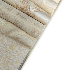 Tissu de rideau occultant <span class=keywords><strong>oriental</strong></span> Jacquard classique de luxe <span class=keywords><strong>pour</strong></span> le salon avec des Stocklots de concepteur de haute ombrage de crêpe blanche - Product Image 5