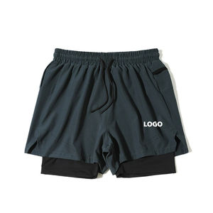 <b>Men's</b> Running <b>Shorts</b> 5 Inch Quick Dry Gym Athletic Jogging <b>Shorts</b> <b>With</b> <b>Zipper</b> <b>Pockets</b> - Product Image 4