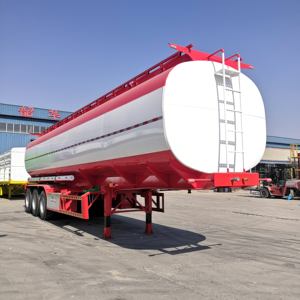 Semi-remorque citerne à carburant en acier au carbone de 54 000 litres à 3 ou 4 essieux pour l'Ouganda et le Kenya, châssis Q345 haute résistance, <span class=keywords><strong>peinture</strong></span> anticorrosion - Product Image 3