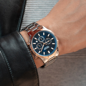 <span class=keywords><strong>Montre</strong></span> à quartz pour <span class=keywords><strong>homme</strong></span> <span class=keywords><strong>MEGIR</strong></span> 2150G, design populaire, <span class=keywords><strong>prix</strong></span> bas, bracelet en acier inoxydable, stock original, prête à être expédiée. - Product Image 3