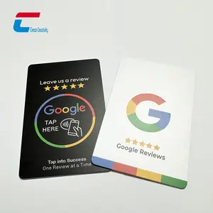 カスタム印刷GoogleレビューポップアップカードGoogleレビューカードNfcNtag213 215216 Googleカードレビュー