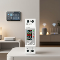 Tuya WiFi Smart Din Rail Energy Meter, Pemutus Sirkuit Perlindungan Tegangan Lebih dan Arus Lebih