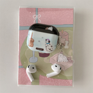 Imd Original New Puppy Earphone Case para <span class=keywords><strong>Airpods</strong></span> Pro 1/2/3 Blue and Black Wireless Earbuds Funda protectora - Product Image 1