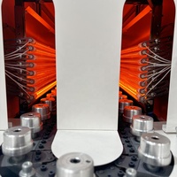 Máquina sopladora de botellas PET semiautomática de una cavidad, máquina para fabricar botellas, máquinas sopladoras de plástico a la venta