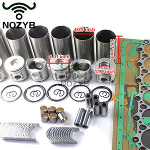 מוצרים חמים 6D34 ערכת צינת מנוע בוכנה טבעת בוכנה צילינדר סט עבור ערכת בנייה מחדש של חופר קובלקו ME220454 ME013366 - Product Image 3