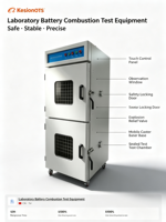 Nouvelle machine d'essai de combustion de batteries énergétiques, boîte d'essai anti-explosion pour produits électroniques, machine d'essai de perforation de batteries