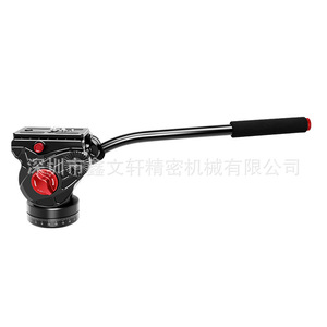 Amortisseur hydraulique professionnel pour tête de trépied, pour appareil photo numérique, en alliage d'aluminium, avec niveau à bulle, verrouillage à bouton portable - Product Image 3