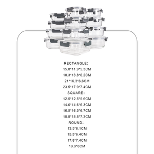 Mini Hình Chữ Nhật Chịu Nhiệt Thủy Tinh <span class=keywords><strong>Container</strong></span> Thực Phẩm Bữa Ăn Prep <span class=keywords><strong>Container</strong></span> Với Kín Nắp Đậy - Product Image 2