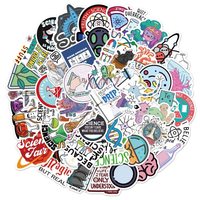 100 pièces Science Pack, chimie, biologie, physique, décor de classe de sciences pour les enseignants de l'école étudiants expérience scientifique