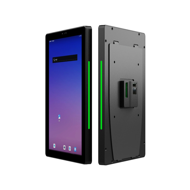 New INSOVISION Wall Mount Meeting Room Booking Display with LED Light Bar RJ45 10 Inch Poe Wi-Fi Customized Android Tablet